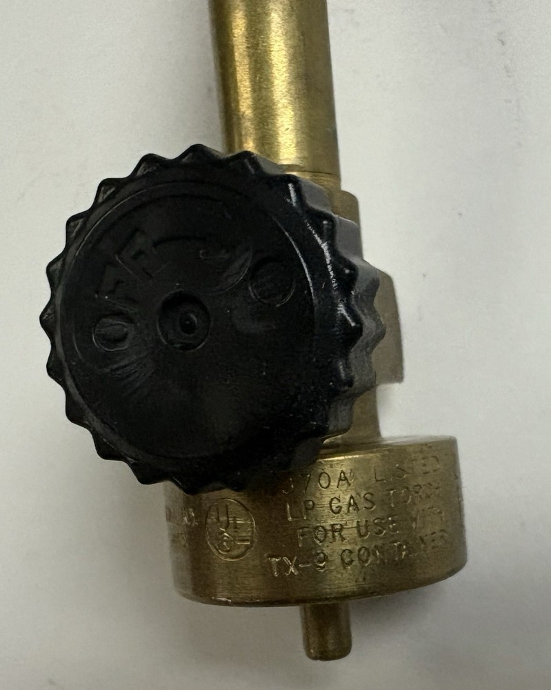 BernzOmatic Basic Use UL2317 Brass Pencil Flame Propane Torch Head