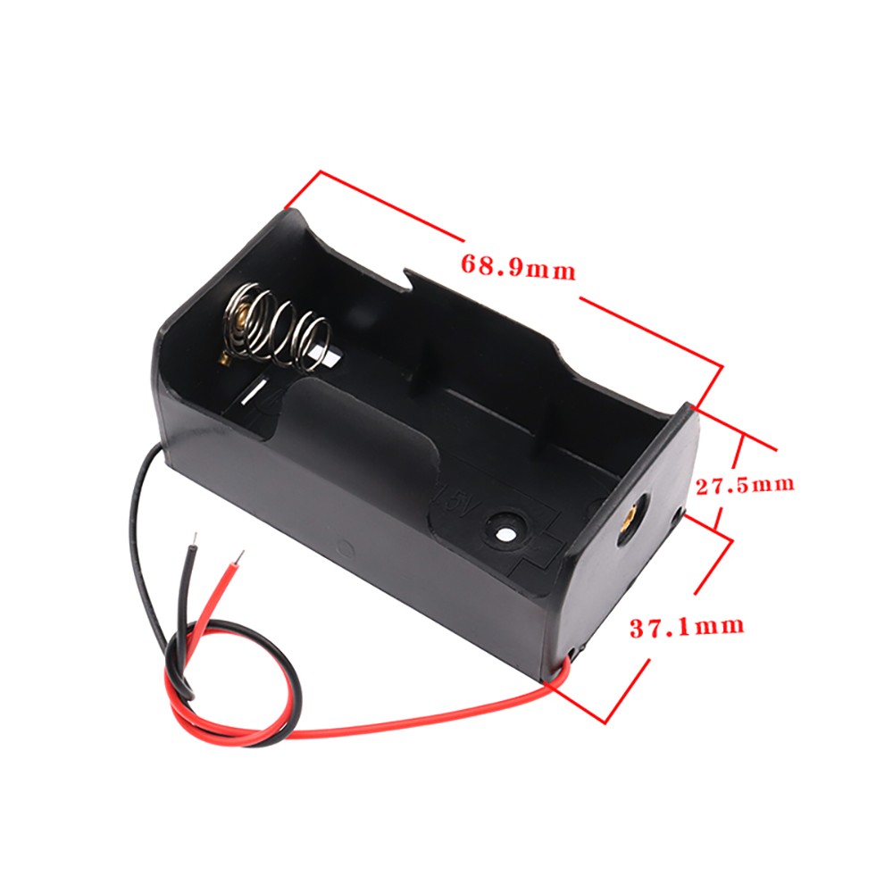 Battery Holder for D Battery 1 2 3 4 8 Position Cell Case Box With Wire lot