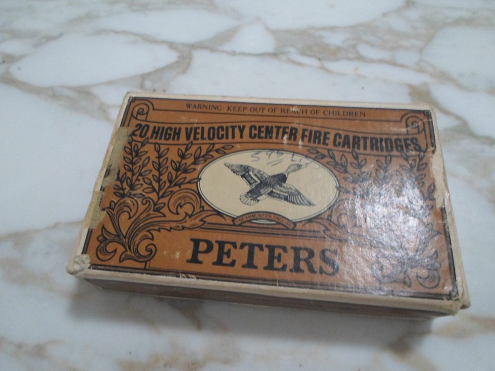 Peters 30-06 Springfield 180 Grain Core Lokt PTD Soft Point Empty Box