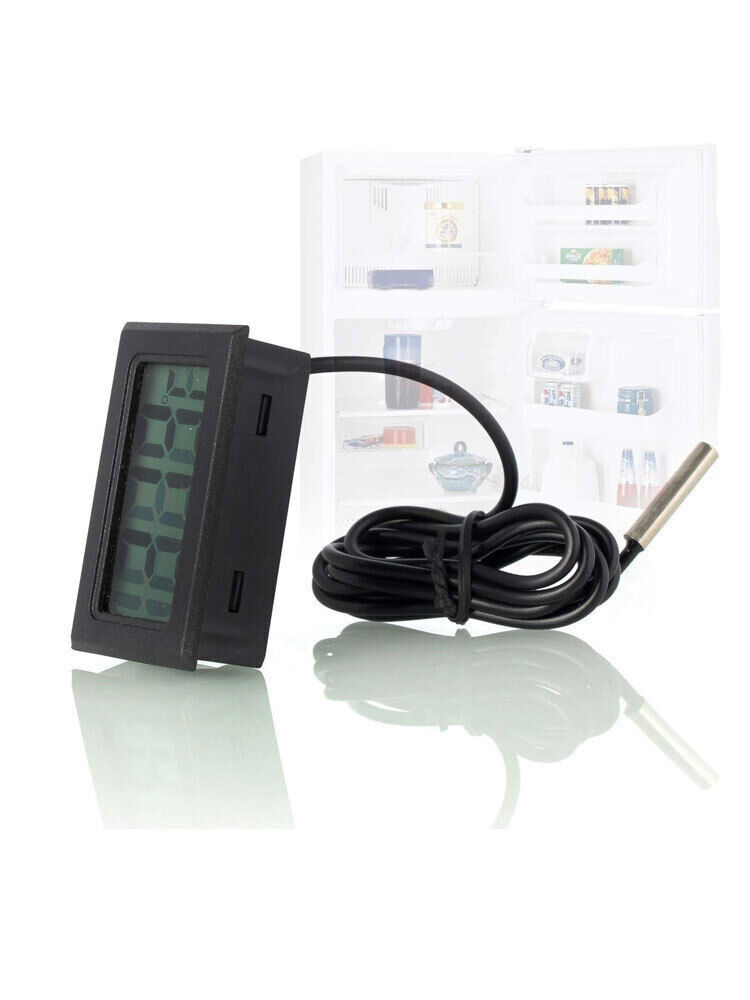 Mini LCD Car Digital Thermometer Hygrometer Temperature Sensor Meter Gauge