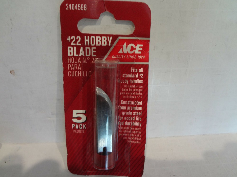 ACE #22 Hobby Blade - 5 pk #2404598
