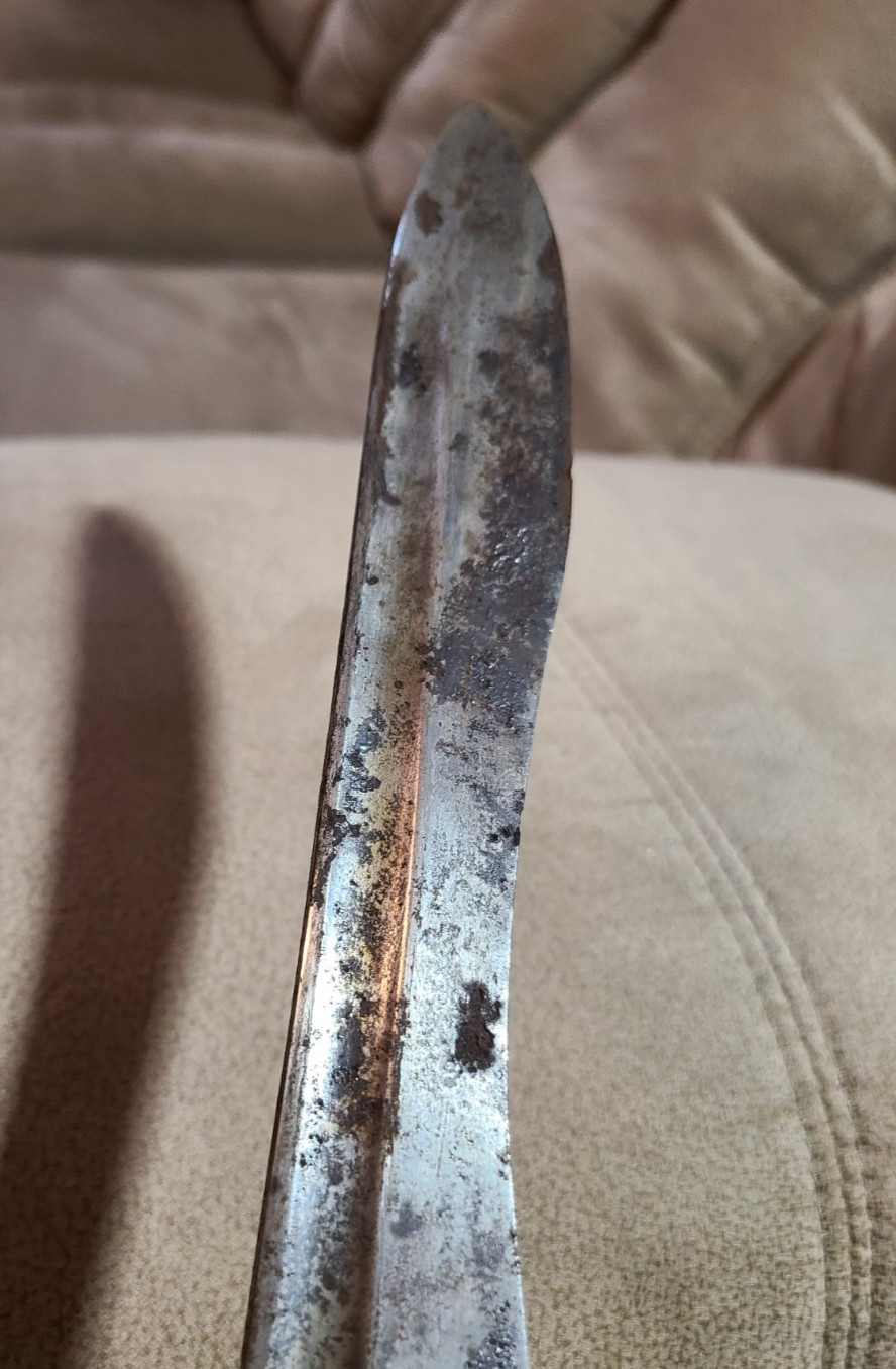 Toledo Spain WW1 WW2 Bolo Bayonet Complete But Rough For Restoration