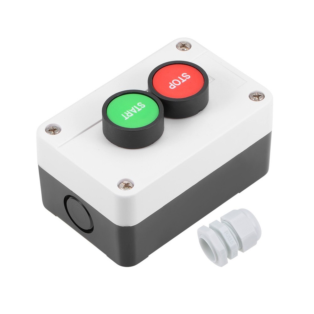 Push Button Switch Station Momentary NC Red, NO Green, 660V 10A