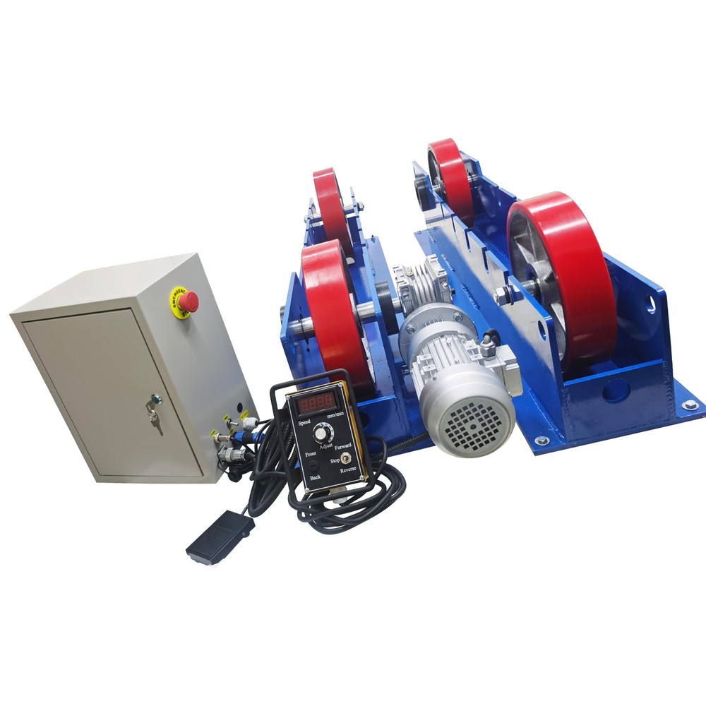 220V 6600lbs Adjustable Welding Turning Roller Rack Pipe Welding Positioner