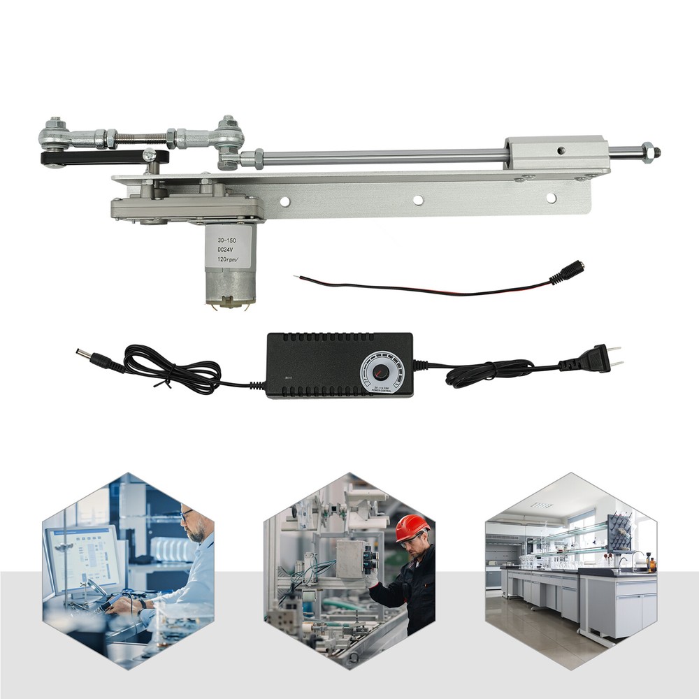 DC24V Cycle Linear Motor Adjustable Stroke Reciprocating Linear Actuator 20-120R