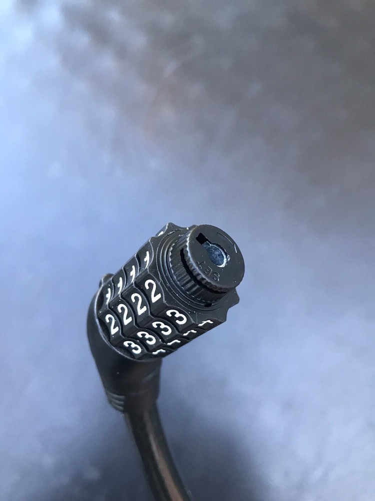 4-Digit Combination Password lock Bicycle Combination Cable Lock Anti-theft Bike