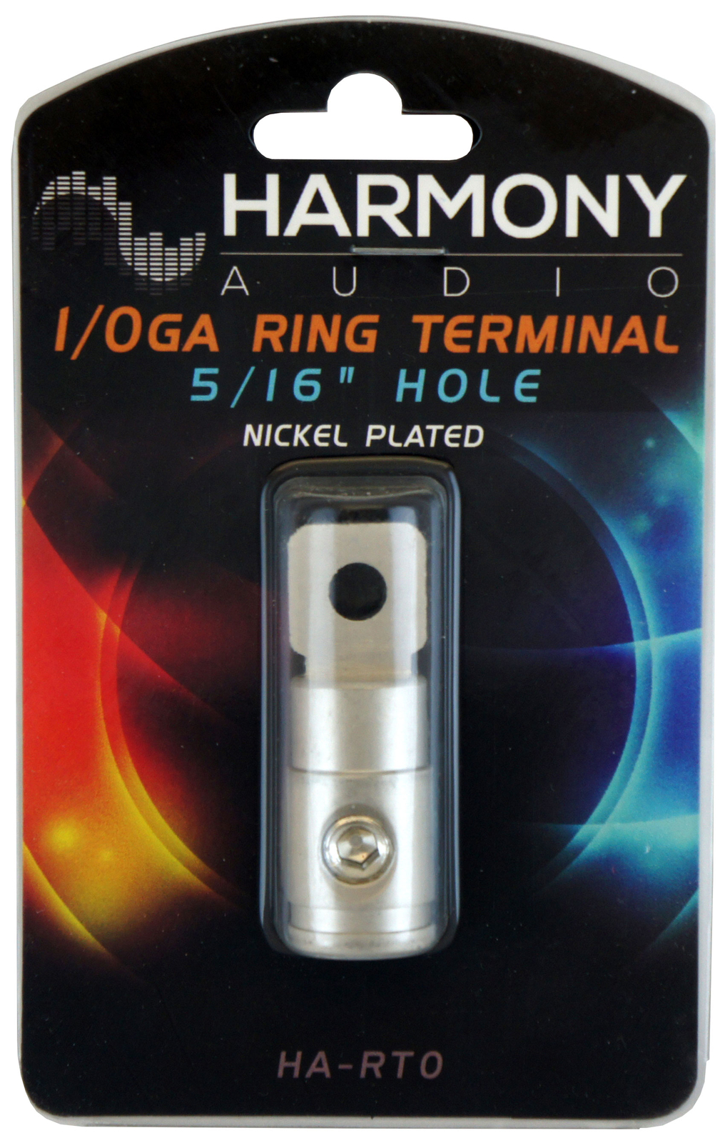 Harmony Audio HA-RT0 Car Stereo Power or Ground 1/0 Gauge 5/16" Ring Terminal