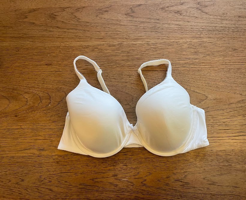 Victoria's Secret White Logo 38DD Body By Victoria Lined Full Coverage Bra VS