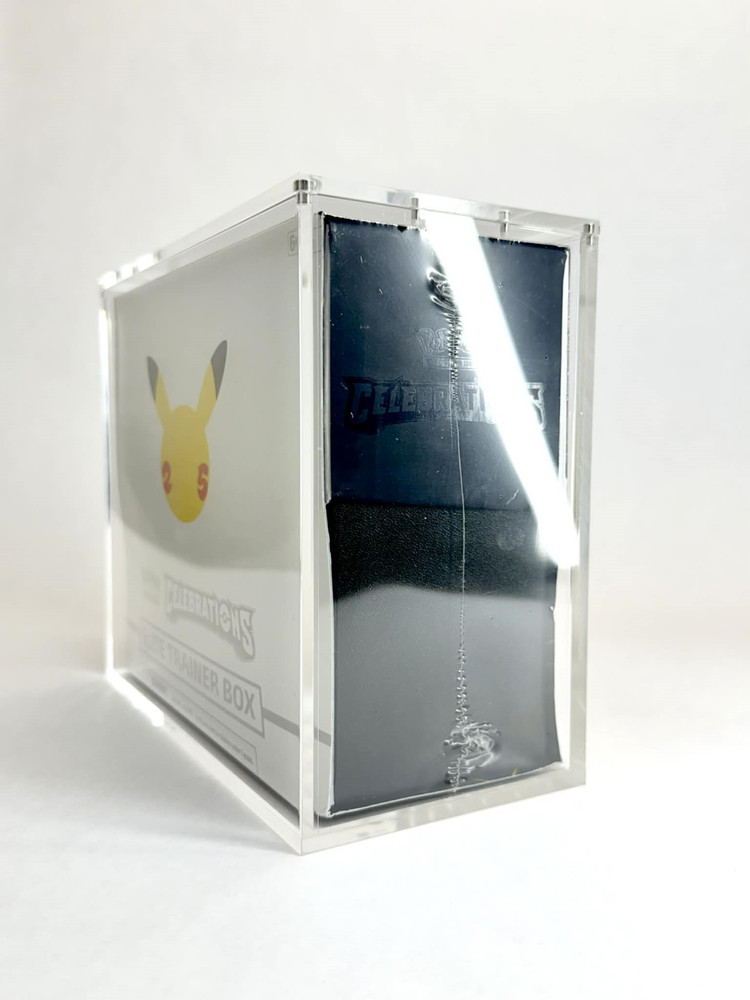 Elite Trainer Box Acrylic Case | Premium UV Resistant Display Case with 8 Magnet