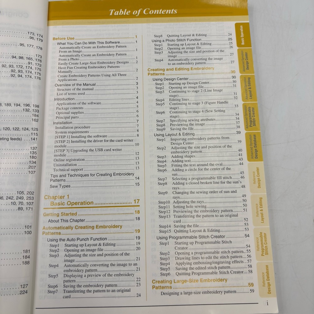 Baby Lock Instruction Manual for Palette Embroidery Software Version 6.0