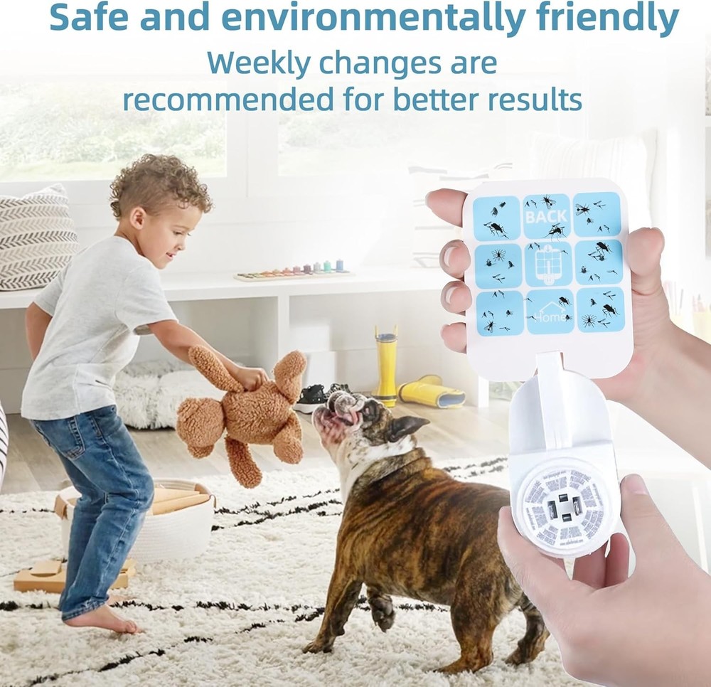 40 Pack Fly Trap Refill Compatilble with Safer Home White