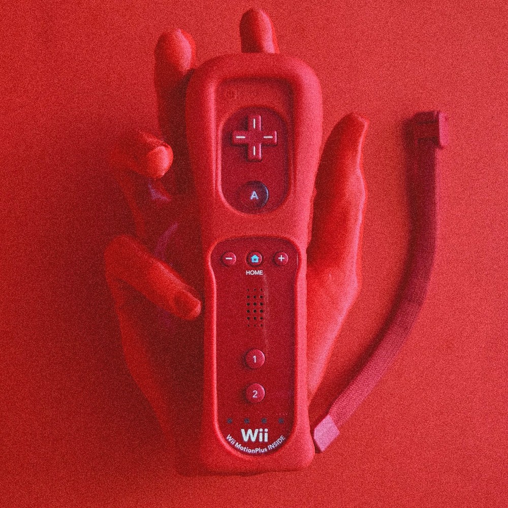 Official Wii Remote RED Nintendo Motion Plus 👾Sleeve Strap Wii U Controller