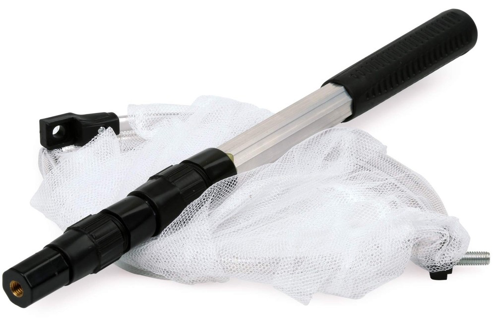 Butterfly Net With 12" Ring, 24" Net Depth, Handle Extends To 36 Inche