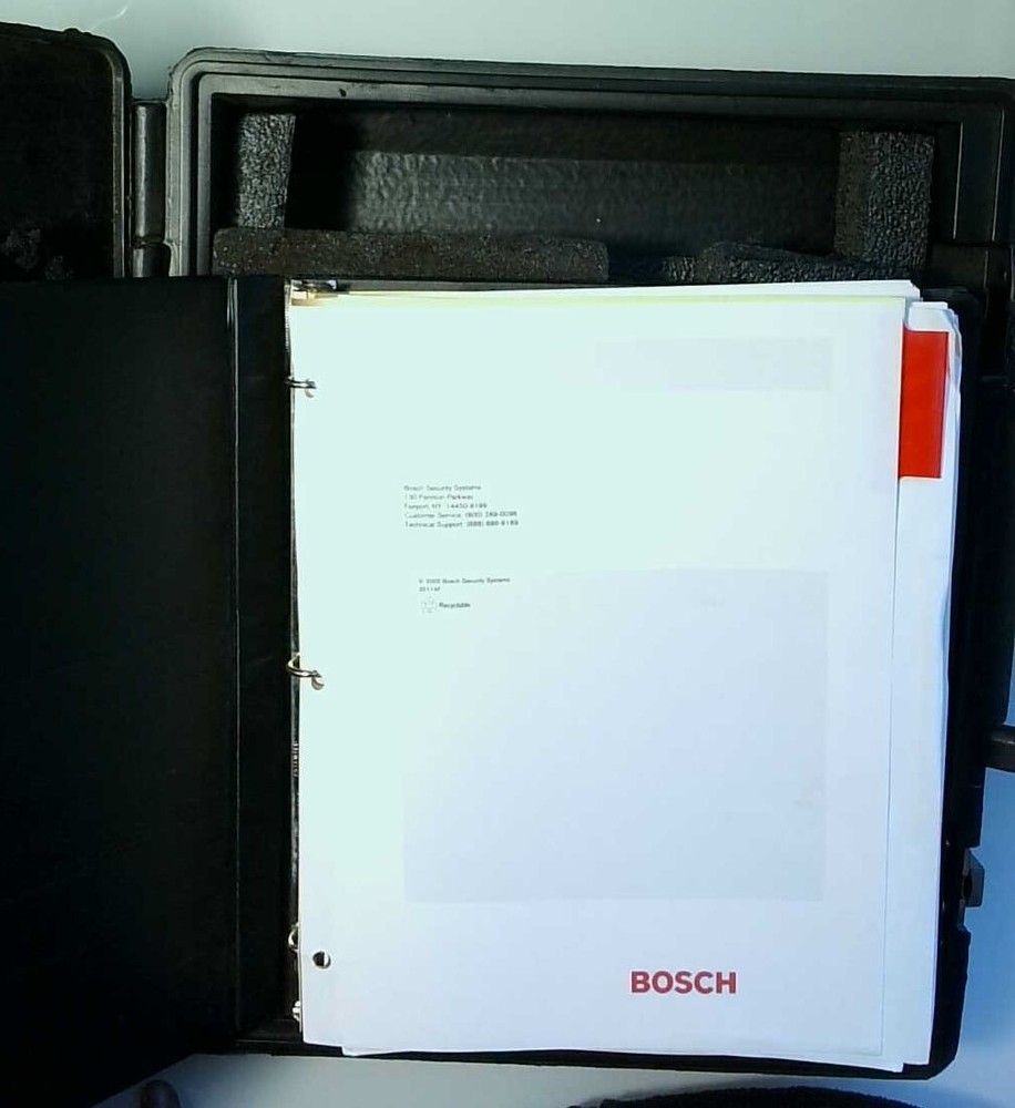 Bosch Radionics D5200 Alarm Programmer With Case And Manual