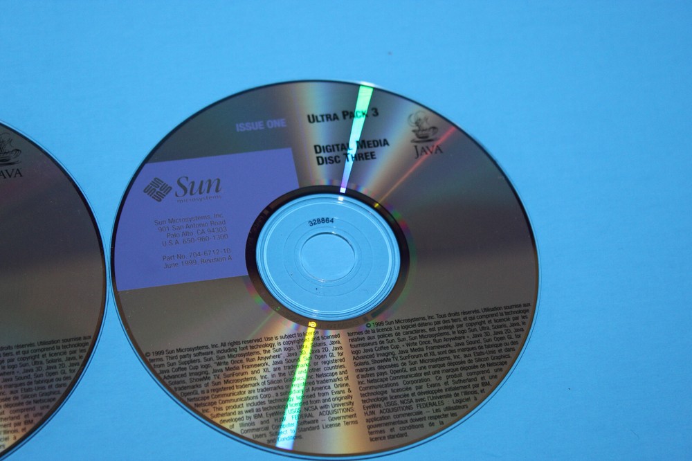 Sun Microsystems Ultra Pack 3D Graphics 2D Imaging & Digital Media Software