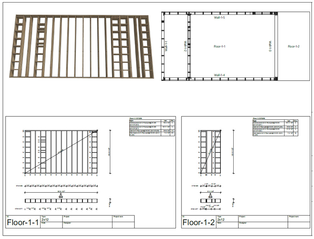 3 Bed, 2 Bath Architectural Build Plans PDF Download