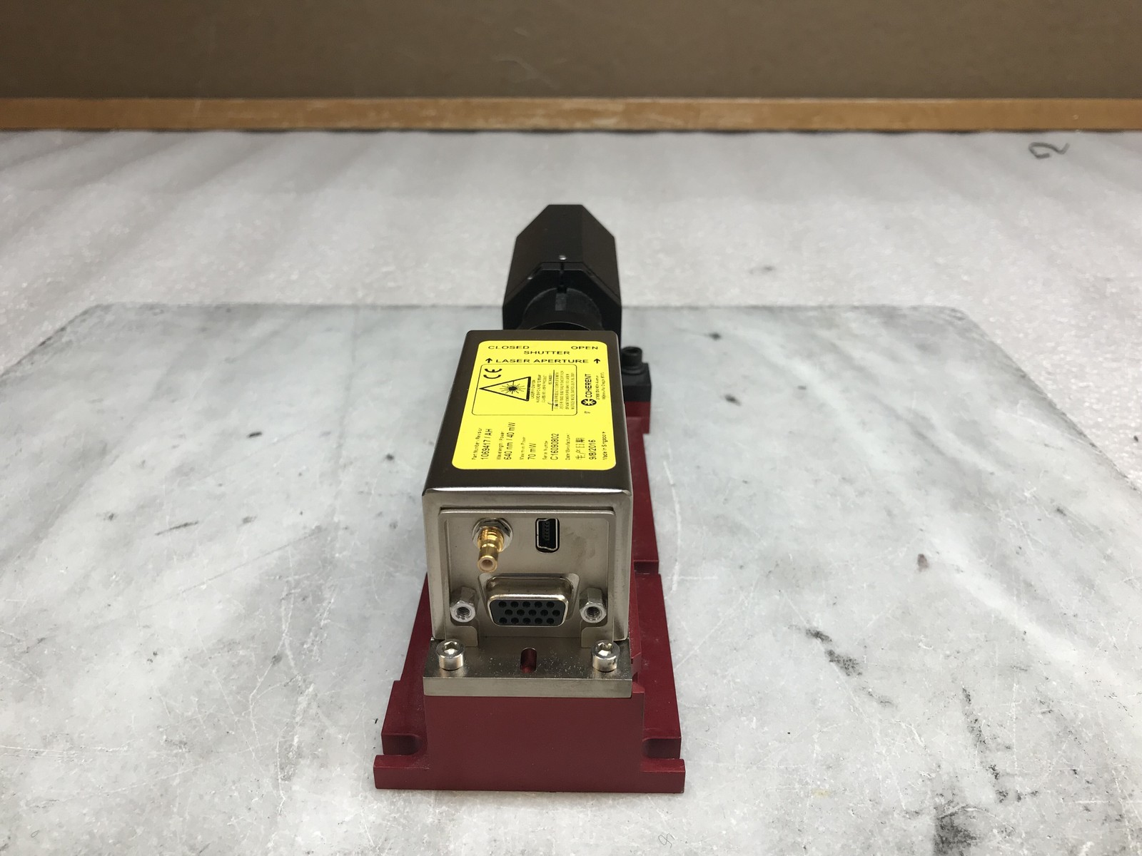 Coherent Cube 1069417 / AH 640nm 40mW Max 70mW 535 Hours w/ Cable *READ DESC*