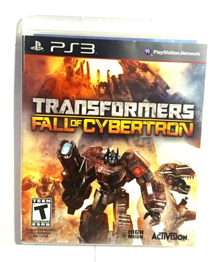 Transformers Fall of Cybertron PS3 PlayStation 3 Authentic Replacement Case
