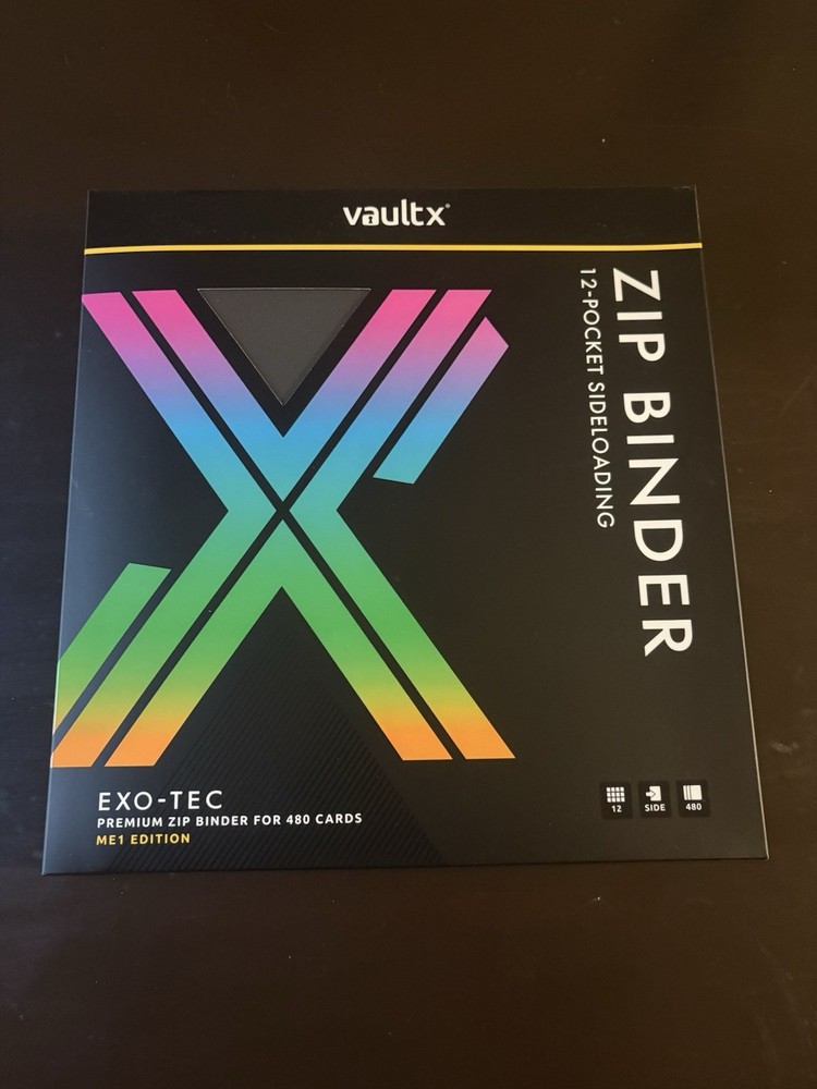 Vault X 12-Pocket Exo-Tec Zip Binder ME1 First Edition — Mega Evolutions