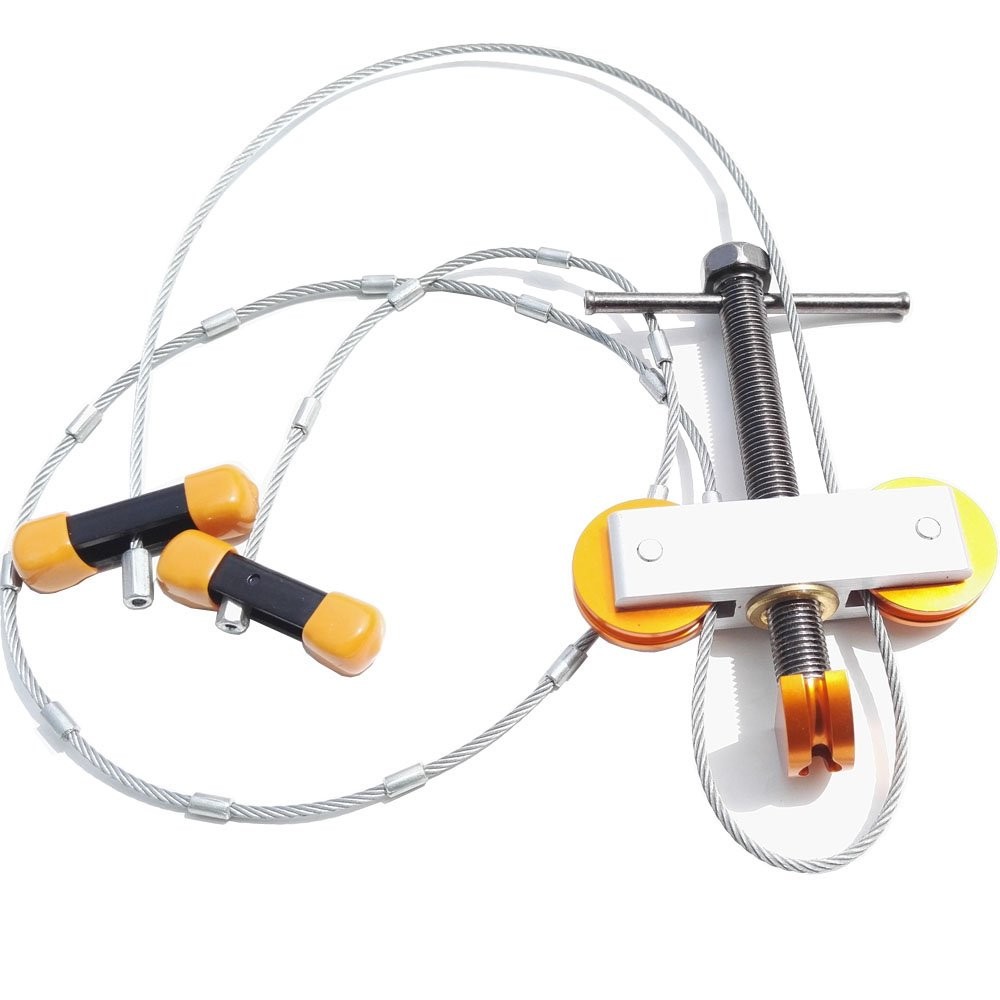 SHARROW Portable Hand Held Compound Bow Press with 2 Quad Brackets Bow String...