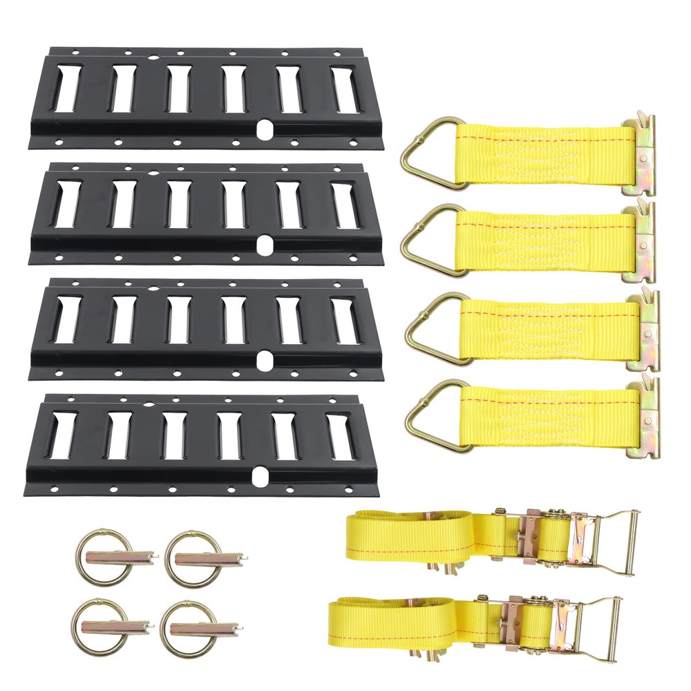 LABLT Horizontal 1' E -Track Rail Tie Down Enclosed Trailers Durable For Trucks