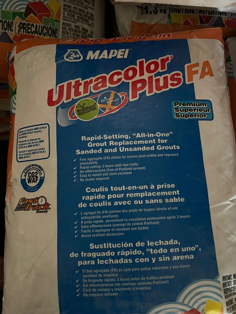 Ultracolor plus FA Grout - 25 Lbs (5027 Silver)