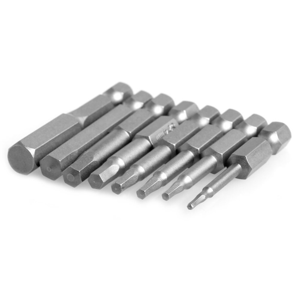 Security Torx Bit Set + Hex Key Allen Bit Set - For Power Drill & Impact Driver