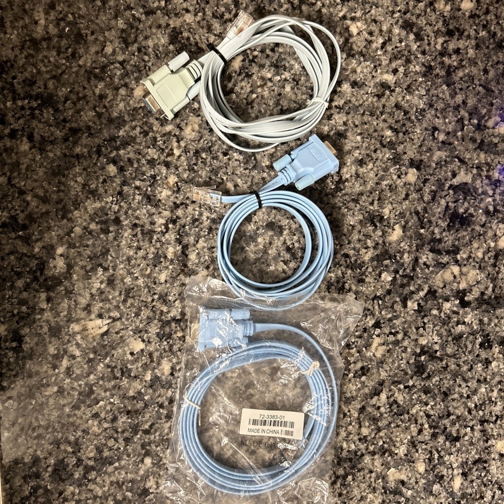Console Cable RJ45 to DB9 CabConsole 72-3383-01 for Cisco Switch Router