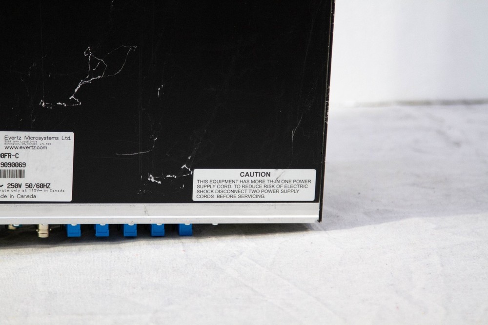 Evertz 7700FR-C Multi Frame Smart Bypass Protection Router