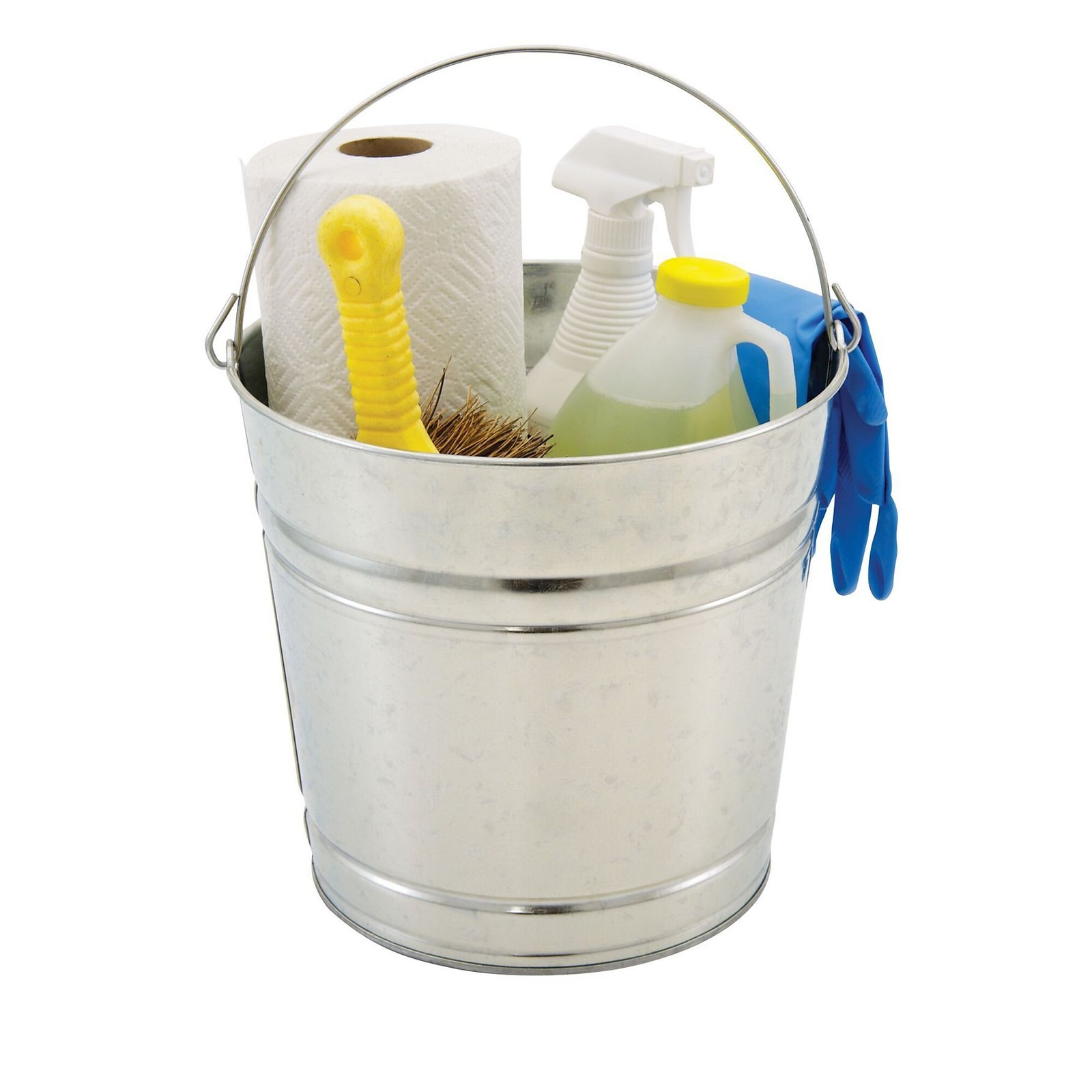 Behrens Metalware Classics, 8 Quart Galvanized Steel Pail, Capacity 2 Gal,