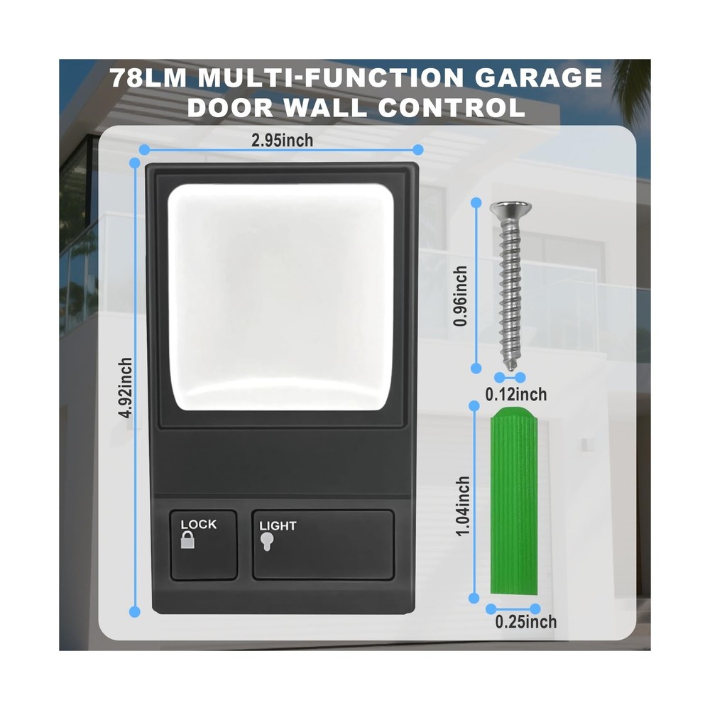 2 for LiftMaster Garage Door Opener,Multifunction Control Panel Com... Fast Ship