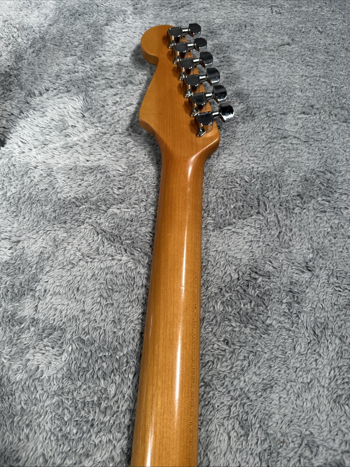 Vintage Squier by Fender Stratocaster Loaded Neck 22 w/Upgrades Wooden USA MADE