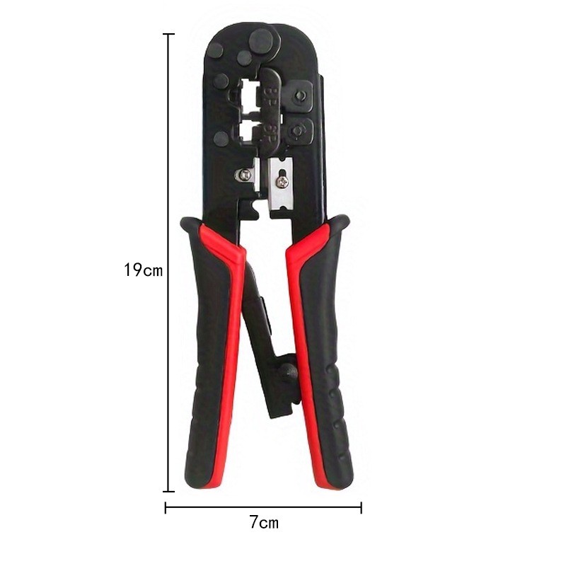 Network crimping pliers for household use, type 5 and type 6.