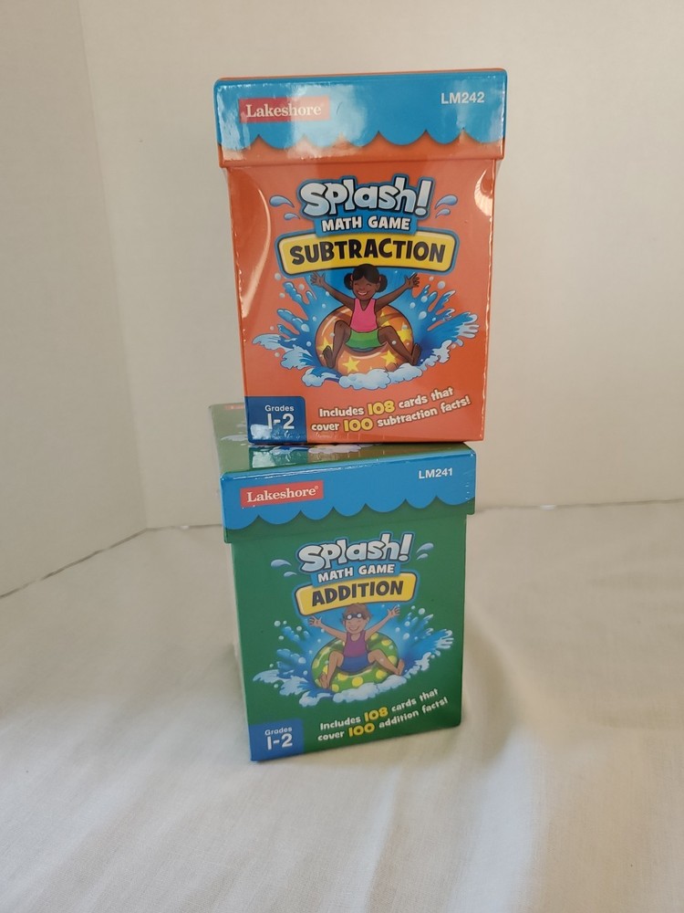New Splash Subtraction and Addition Math Game Grades 1-2