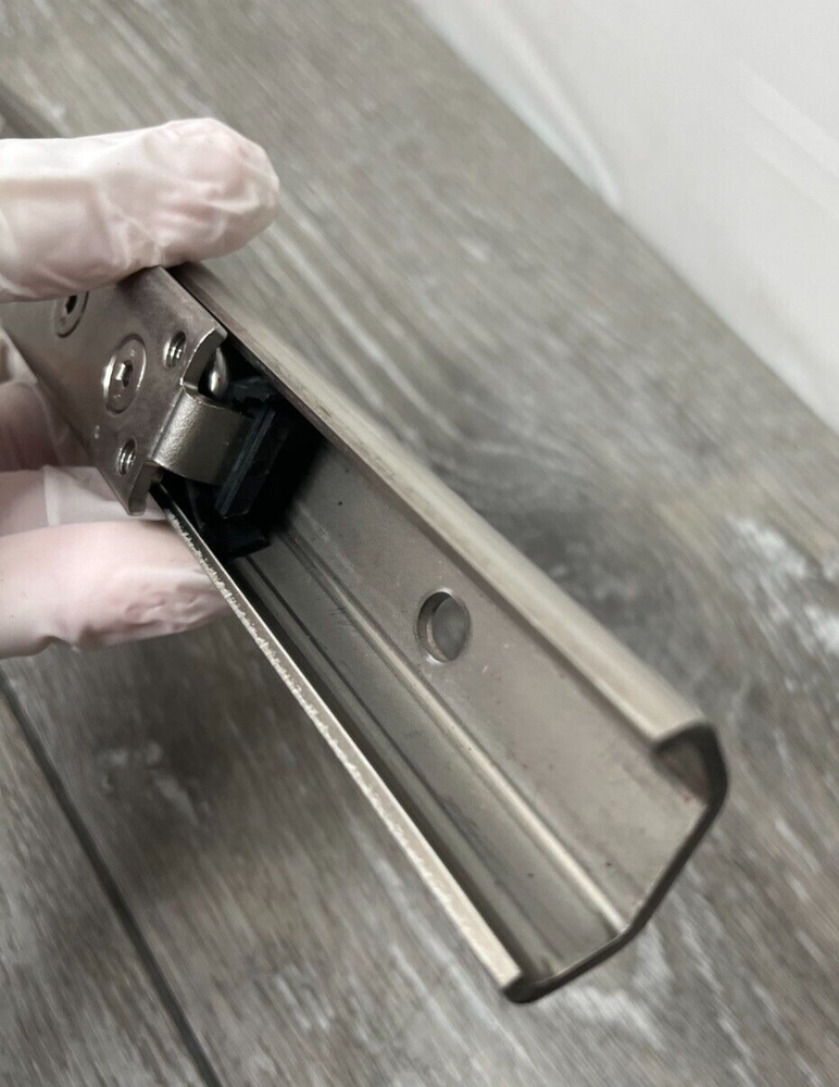 Rollon Compact Self-Aligning Linear Rail Guide System w/Sliders (Part# Unknown)