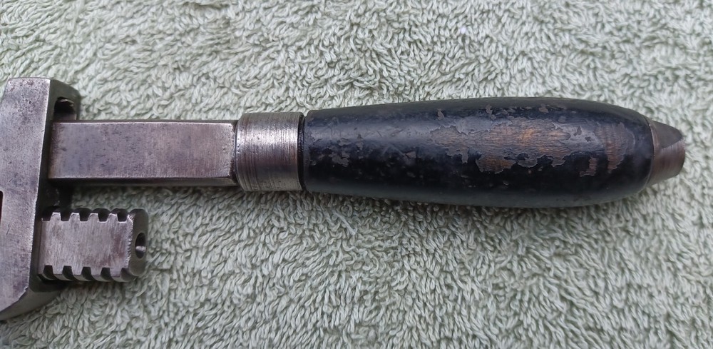 Vintage "Stillson's Wrench" 8in Pipe/Monkey Wrench Moore Drop Forging Co