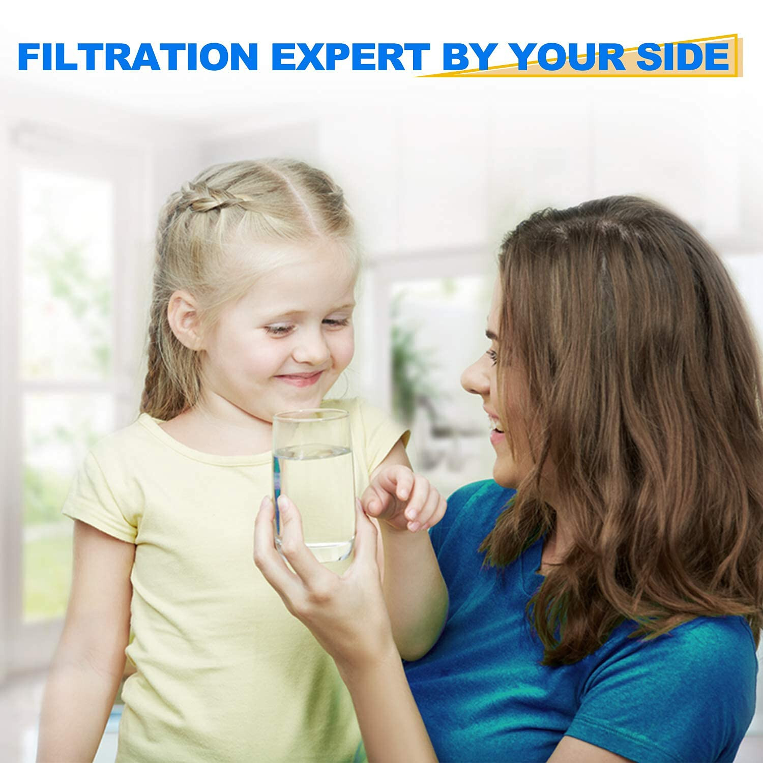 1 Micron 2.5" x 10" Whole House CTO Carbon Sediment Water Filter Cartridge,4PACK