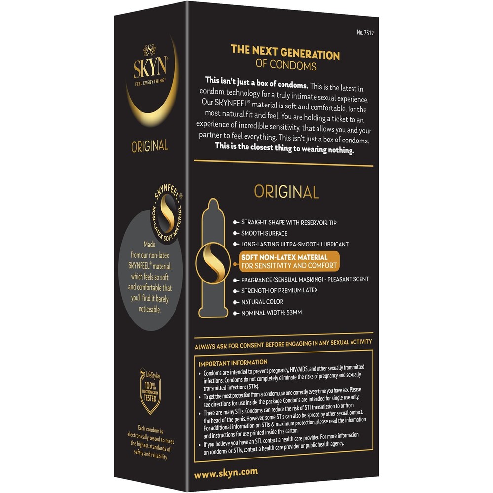 SKYN Original Condoms, 12 Count (Pack of 1)