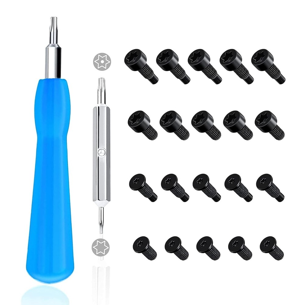 Universal Blue Screwdriver for Ring Doorbell Models with 20 Replacement Screws