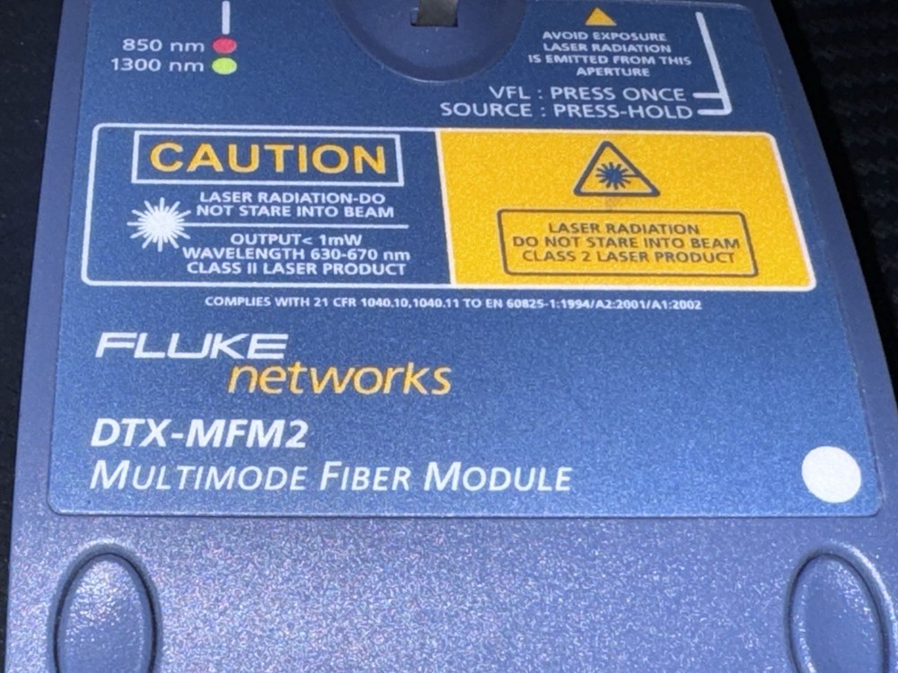 FLUKE NETWORKS DTX-MFM2 MULTIMODE FIBER MODULE