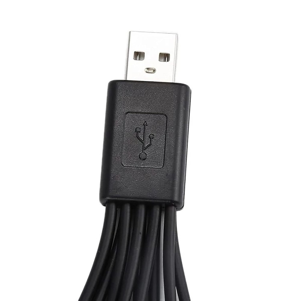 Black 10 in 1 Universal USB Cable, Multiple Charging Cable for...