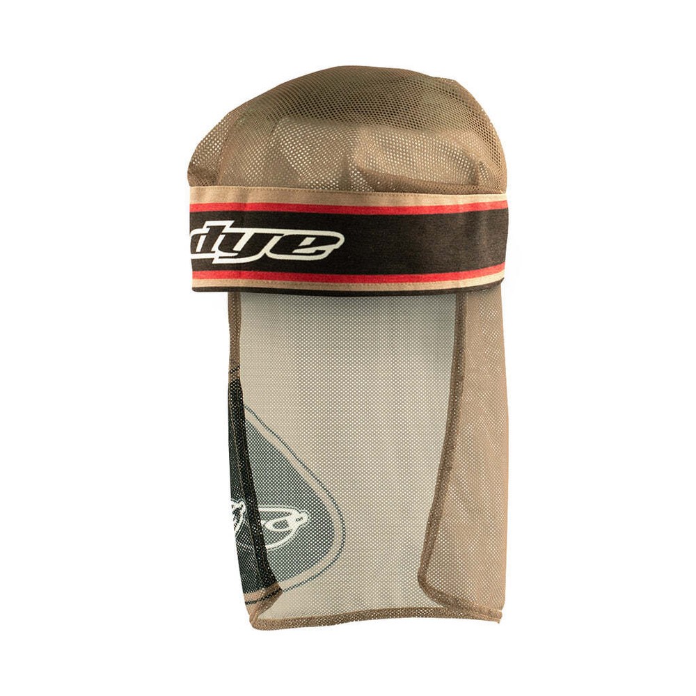 Dye Precision Head Wrap - Flow Tan / Red - Paintball
