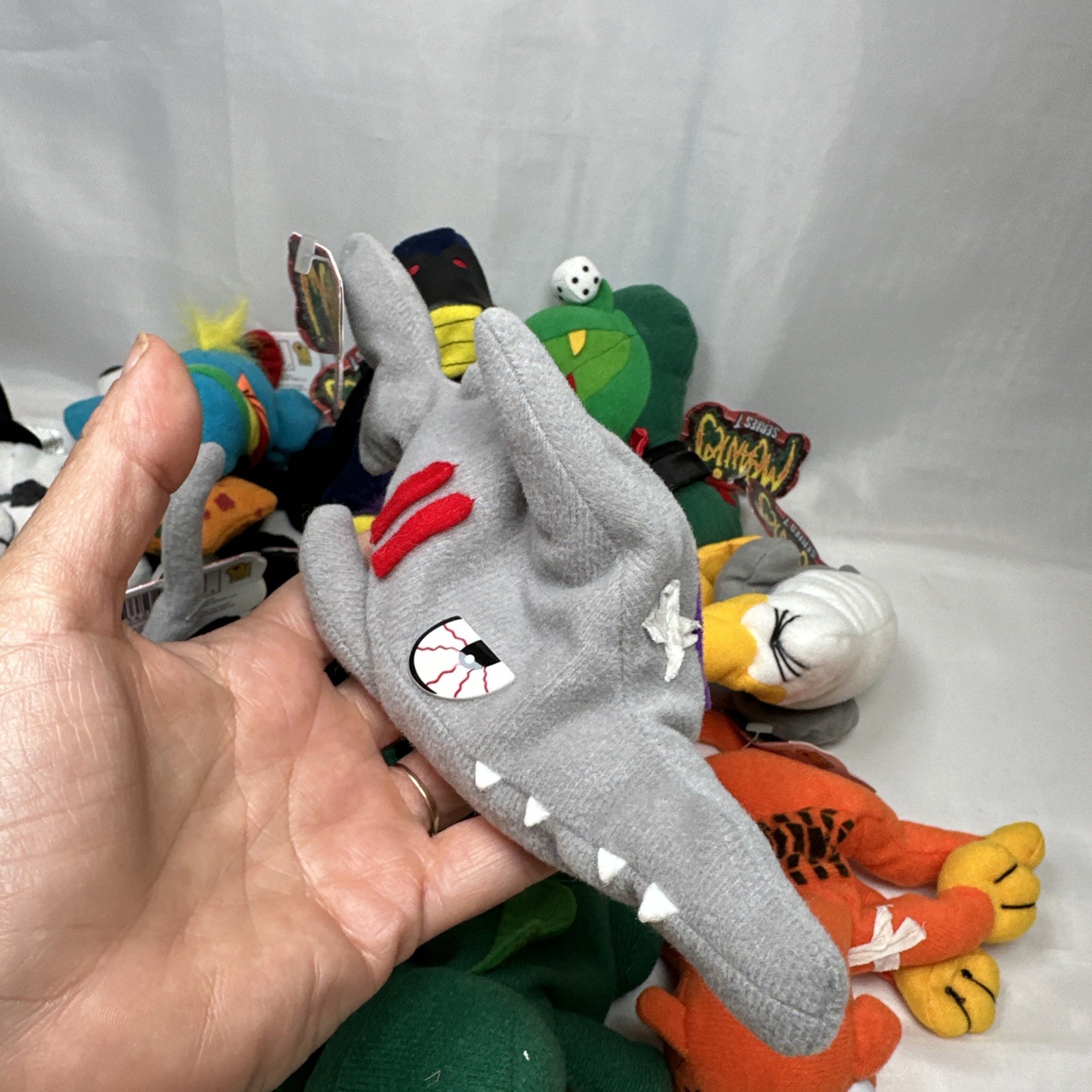 Vintage 1997 “MEANIES BEANIE” Complete SERIES 1