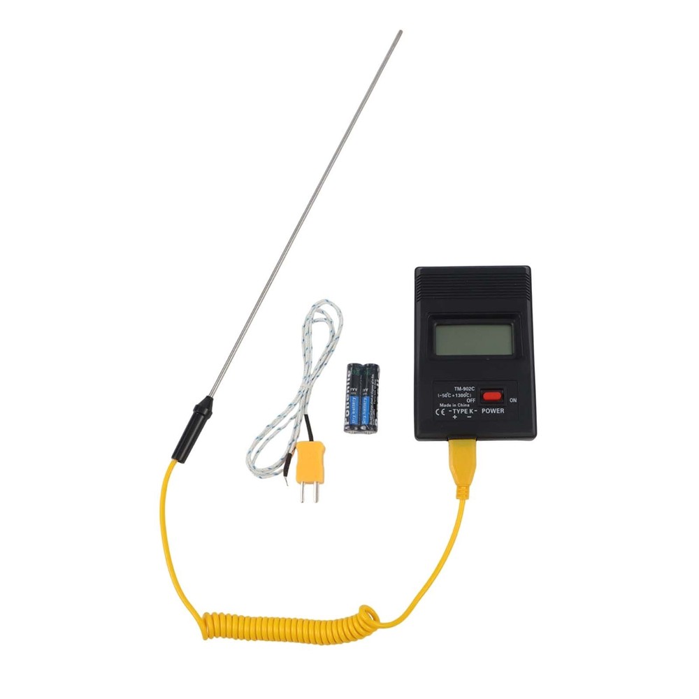 K-type Digital Thermometer LCD Screen Reliable Safe TM-902C Tool Useful