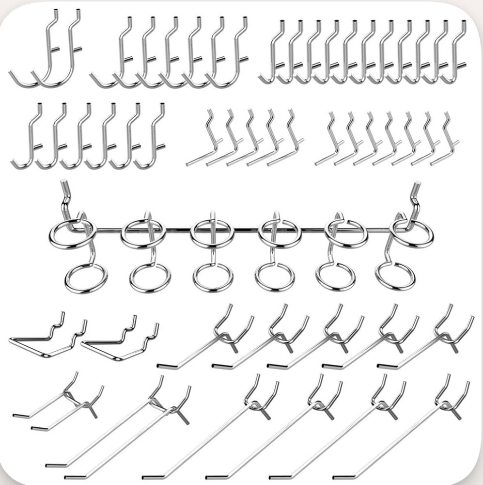 Ridgerock Tools ( 53106 ) 50-Piece Pegboard Organizer Kit_