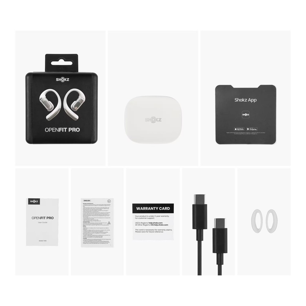 Shokz - OpenFit Pro Open-Ear True Wireless Bluetooth Active Noise Reduction E...