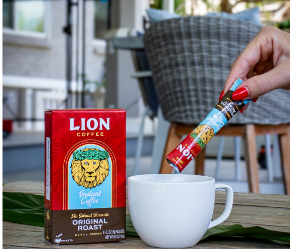 🌺Lion Instant Original Roast Coffee 24 stick (3 Boxes)