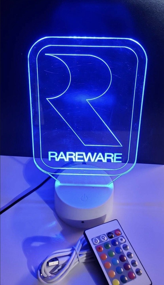 RAREWARE 3D LED Light 8 Colors With Remote (Show It Off) Rareware