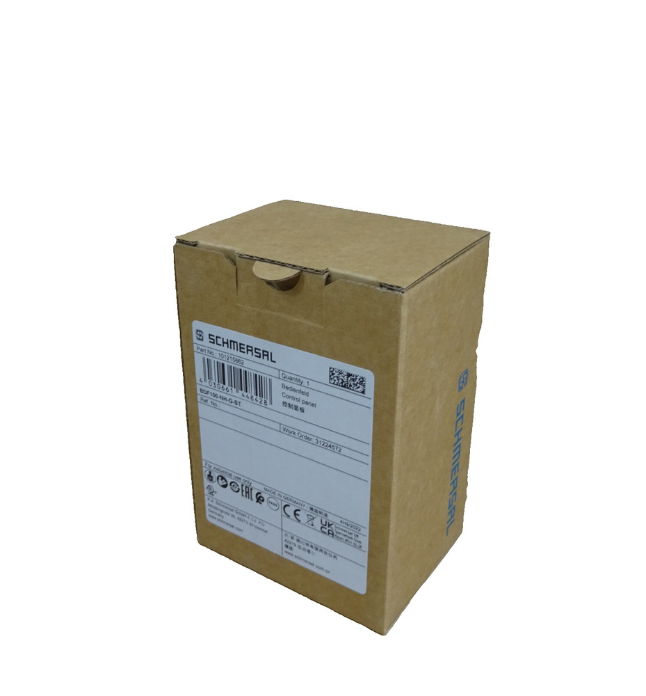 101215862 SCHMERSAL CONTROL PANEL BDF100-NH-G-ST [NEW]