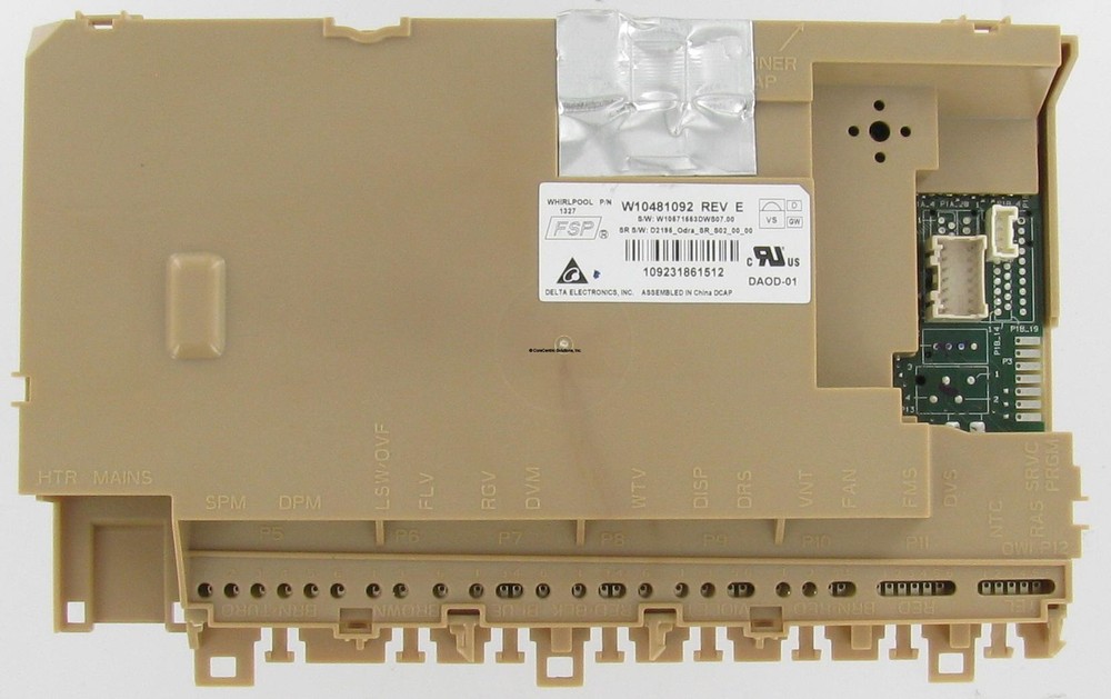 CoreCentric Dishwasher Control Board Replacement for Whirlpool W10567073